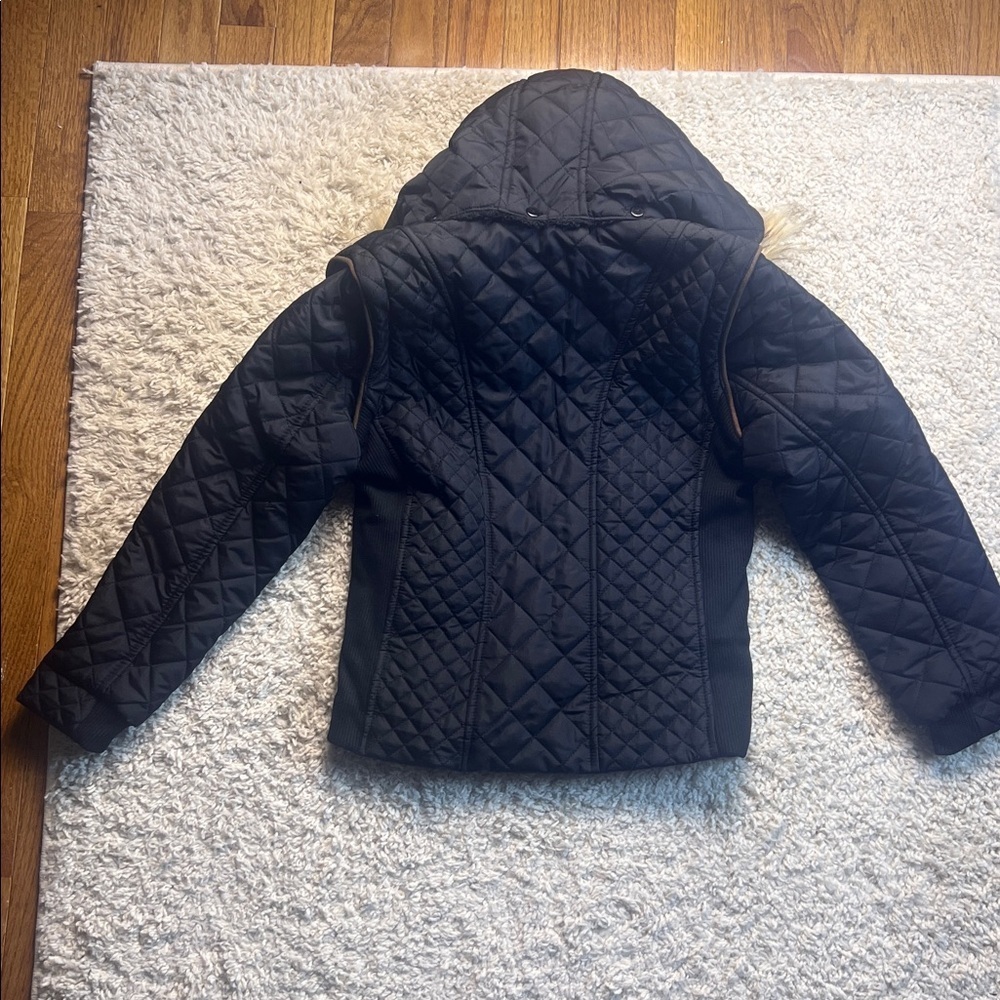 GIRLS COAT BY CUTIES FASHION BLACK NWT SIZED AS 10 **SEE DESCRIPTION** - Picture 8 of 12